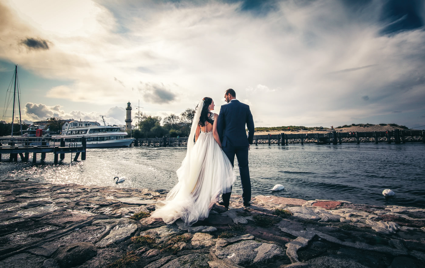 Hochzeit im Ostseebad Warnemünde an der Ostsee